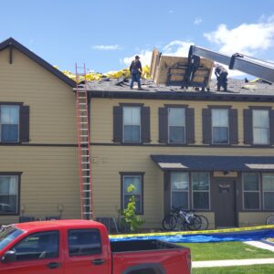 commercial roofing company northern colorado hail damage roof replacement
