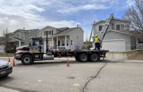 shingles being delivered
