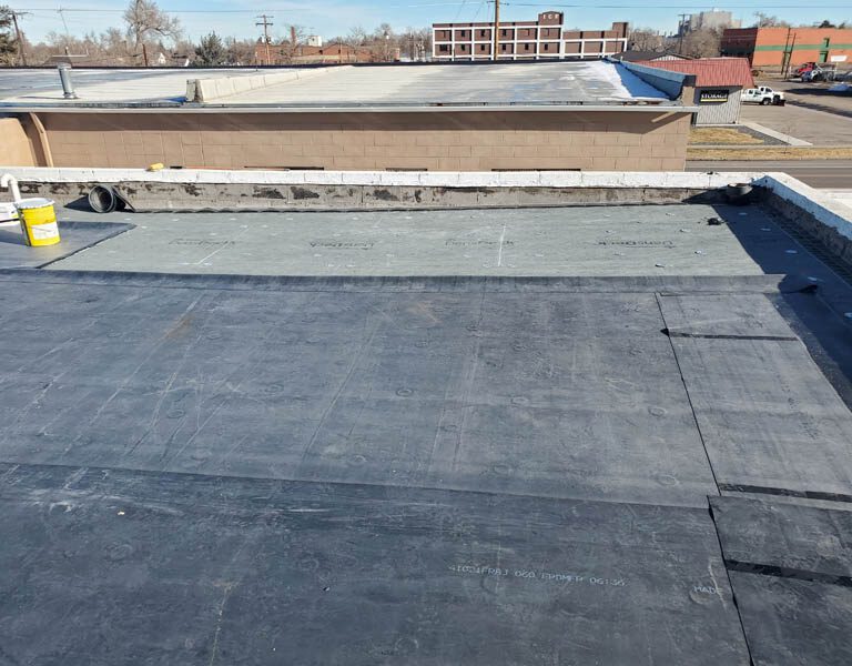 commercial roofing company in milliken colorado flat roof replacement