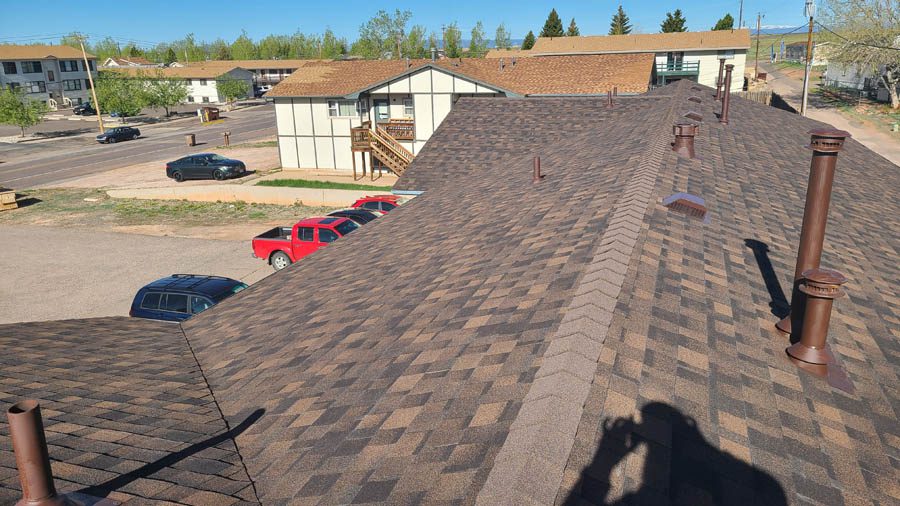 Severance roof replacement asphalt shingles.