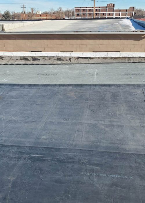 Commercial roofing company in Kimball Nebraska flat roof replacement